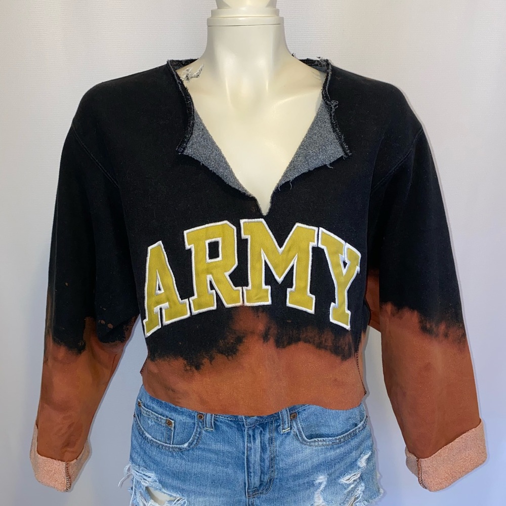 *CUSTOM DYED ARMY SWEATSHIRT
